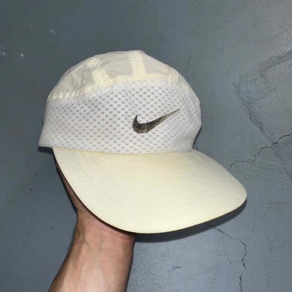 Nike Vintage Hat Cap Strap Back Swoosh Mesh Panel Tailwind Mens 90s Air Max